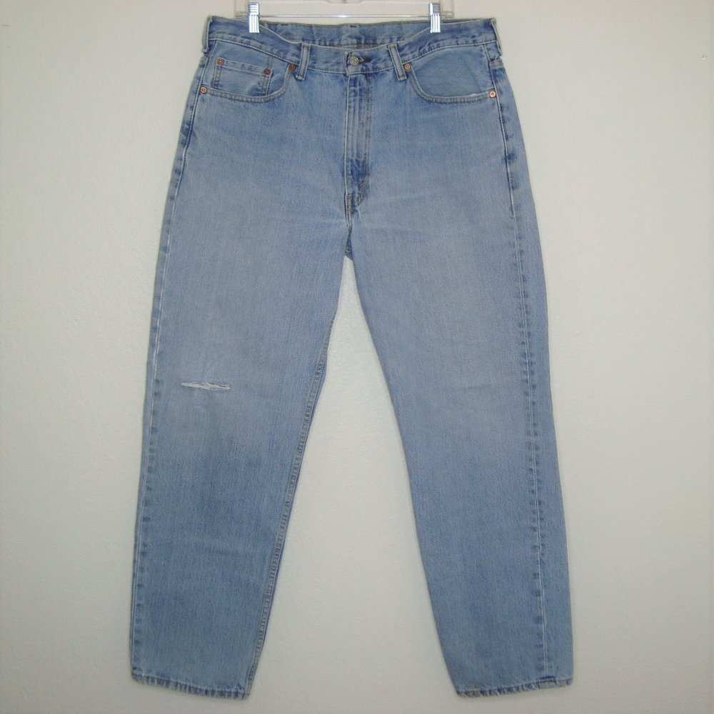 Vintage Levi's 550 Tapered Leg Distressed Jeans 38